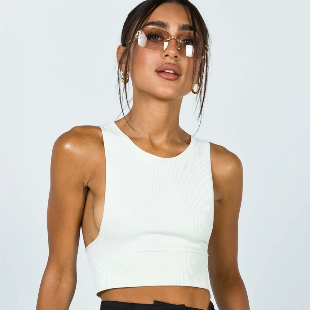 Cream Tank Top